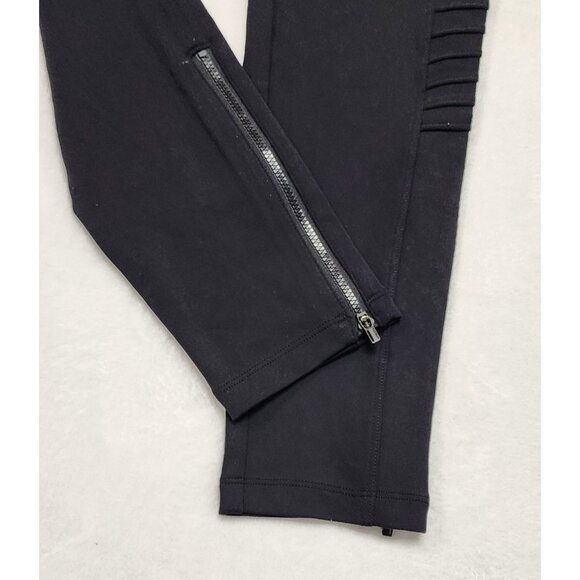 Athleta DELANCEY MOTO TIGHTS Black Leggings Med - Picture 8 of 9